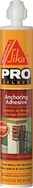 Sika AnchorFix-1 2-Component High Performance Anchoring Adhesive, 10 oz, Cartridge, White, Characteristic, Paste