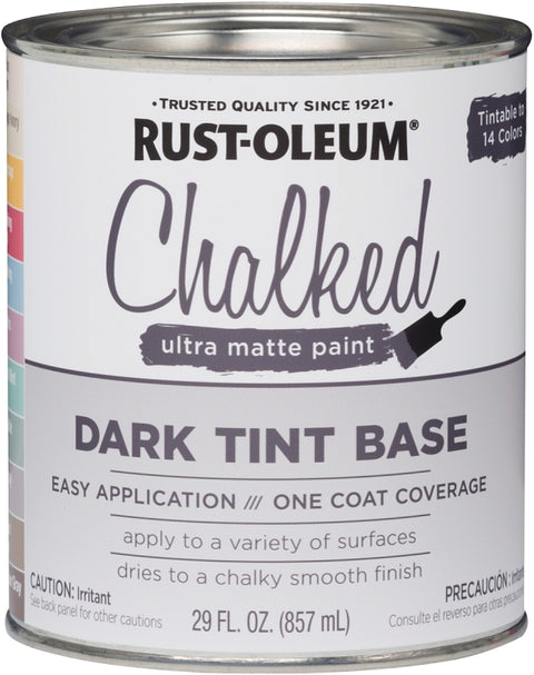 Rust-Oleum 287689 Chalk Paint, Chalk/Ultra Matte, 30 oz, Pack of 2