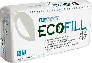 Knauf Insulation ECOFILL WX Series 3384 Insulation, 40 in L, 20 in W, Fiberglass/Steel