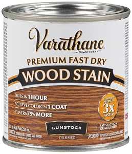 Varathane 262026 Wood Stain, Gunstock, Liquid, 0.5 pt, Can