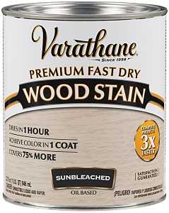 Varathane 262011 Wood Stain, Sun Bleached, Liquid, 1 qt, Can, Pack of 2