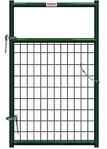 Behlen Country 40132032 Wire-Filled Gate, 36 in W Gate, 50 in H Gate, 6 ga Mesh Wire, 2 x 4 in Mesh, Green