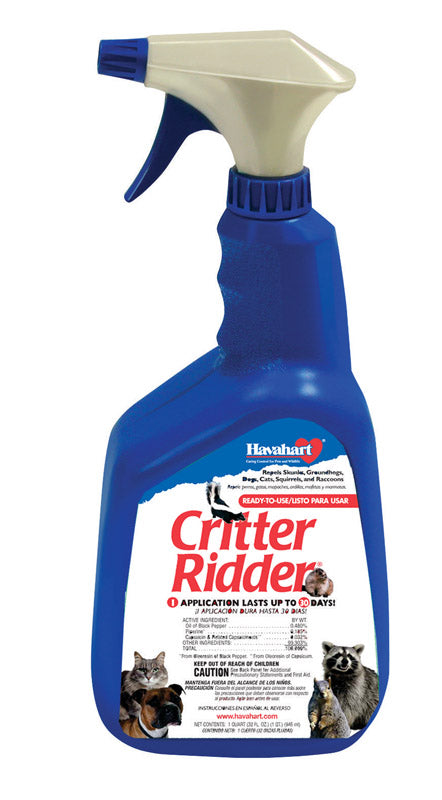 Havahart Critter Ridder For Cats, Dogs, Groundhogs, Raccoons, Shunks, Squirrels Animal Repellent