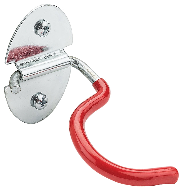 National Hardware 2155BC N271-013 Storage Screw Hook, 15 Lb, Steel, Red