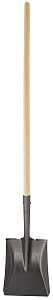 Ames 1554500 Shovel, 9 in W Blade, Steel Blade, Ashwood Handle, Long Handle, 46 in L Handle