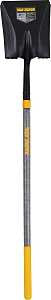 True Temper 2585700 Transfer Shovel, 9.64 in W Blade, 16 ga, Steel Blade, Hardwood Handle, Cushion End Grip, Long Handle