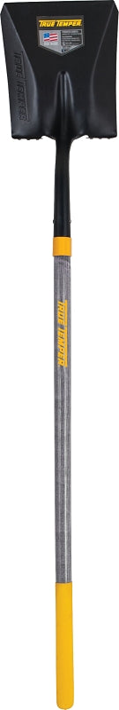 True Temper 2585700 Transfer Shovel, 9.64 in W Blade, 16 ga, Steel Blade, Hardwood Handle, Cushion End Grip, Long Handle