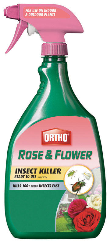 Ortho Rose & Flower Insect Killer For Aphids, Thrips, Scale and More 24 oz.