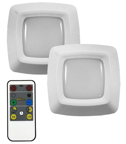 AmerTac LW2205W-N2 Puck Light, 0.74 W, 1-Lamp, LED Lamp, 45 Lumens, 3000 K Color Temp