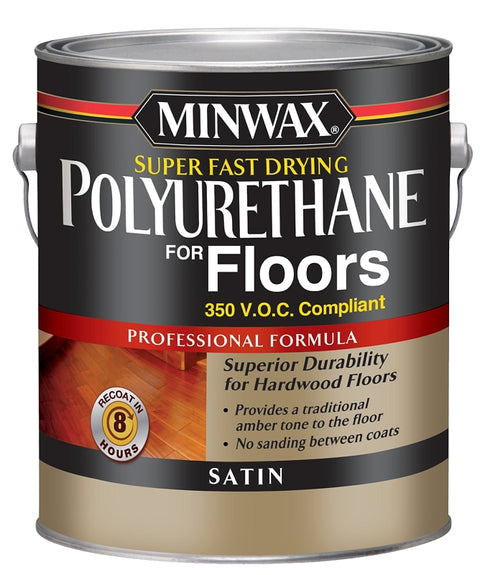 Minwax 130250000 Polyurethane, Oil Base, Clear, Liquid, 1 gal Can, 0.96 Specific Gravity, Pack of 2