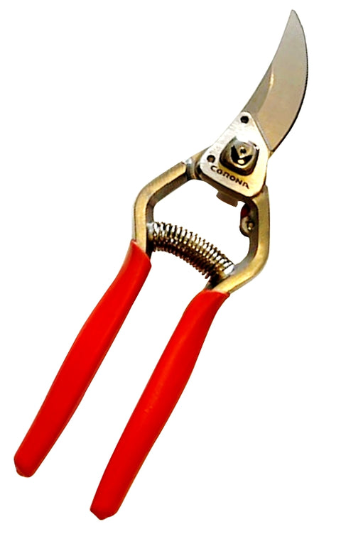 Corona BP 15180 Bypass Pruner, 1 in Cutting Capacity, HCS Blade, Steel Handle, Comfort-Grip Handle