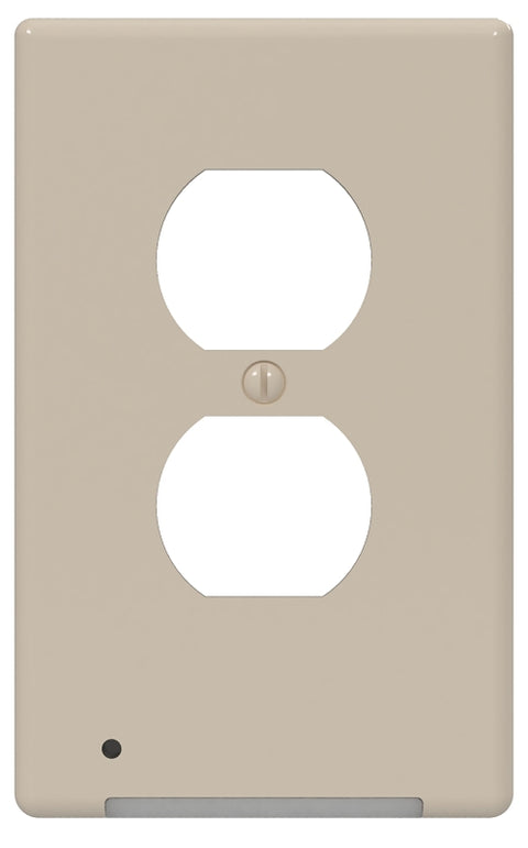 Westek LumiCover Classic LCR-CCDO-AL Wallplate Nightlight, 1.2 in L, 4-1/2 in W, Almond