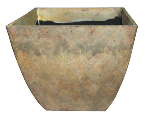 Southern Patio Multicolor Resin Agate Planter 16 in. W