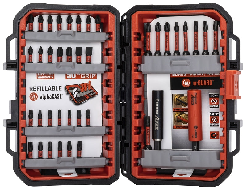 Crescent APEX Vortex CAVSET-38 Fastening Set, 38-Piece, Steel