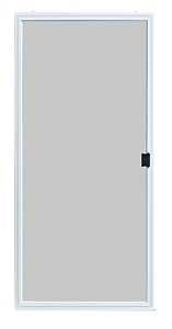 Screen Tight PSD36W Series Patio Screen Door, 36 in W Opening, 77-3/8 to 80 in H Opening, Aluminum Frame, White
