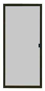 Screen Tight PSD30B Series Patio Screen Door, 30 in W Opening, 77-3/8 to 80 in H Opening, Aluminum Frame, Bronze