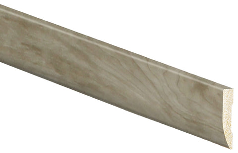 Inteplast Group 88560700504 Stop Moulding, 1-1/4 in W, 3/8 in H, Smooth Profile, Polystyrene, River Gray