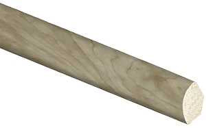 Inteplast Group 81070800504 Quarter Round Floor Moulding, 8 ft L, 9/16 in W, Polystyrene, River Gray, Pack of 20