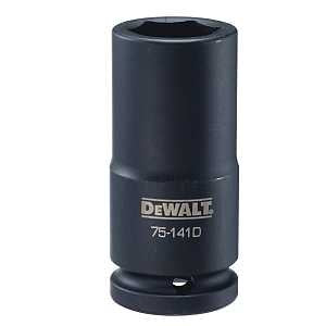 DEWALT DWMT75141OSP Impact Socket, 24 mm Socket, 5/8 in D Socket, 3/4 in Drive, 6-Point, Steel, Black Oxide, Metric