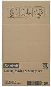 Scotch 8016.2FB Folded Box, L, Brown