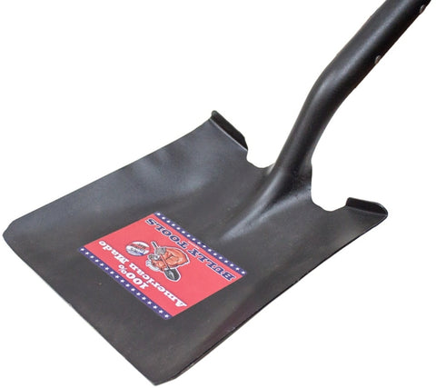 BULLY Tools 52525 Shovel, Square Point, 60 in OAL, 9 in W Blade, 14 ga, Steel Blade, Hardwood Handle