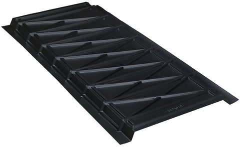 ProVent UPV2248050 Roof Ventilator, 48 in OAL, 22 in OAW, 26 sq-in Net Free Ventilating Area, Plastic, Black, Pack of 50