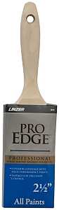 Linzer 1870-2.5 Paint Brush, 2-1/2 in W, Nylon/Polyester Bristle, Beavertail Handle