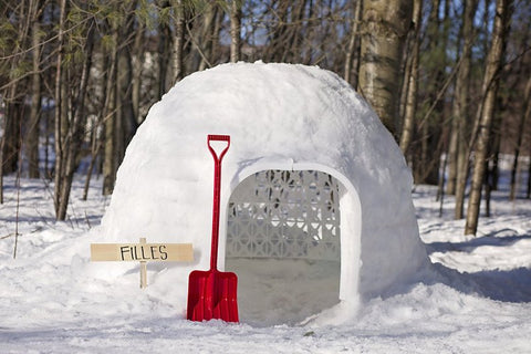 Garant GKPS09D12 Kid's Snow Shovel, 9 in W Blade, 10-3/8 in L Blade, Square point Blade, Polyethylene Blade, 38 OAL