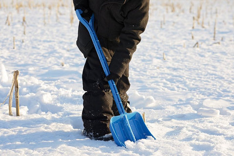 Garant GKPS09D12 Kid's Snow Shovel, 9 in W Blade, 10-3/8 in L Blade, Square point Blade, Polyethylene Blade, 38 OAL