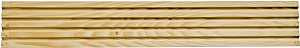 Waddell RFC27 Moulding, 2-1/4 in W, Casing, Fluted Profile, Pine
