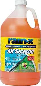 Rain-X 113625 Windshield Washer Fluid, Orange, 3.78 L, Pack of 6