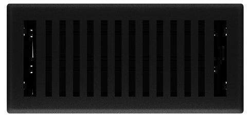 Imperial RG3439 Floor Register, Polystyrene, Black Iron