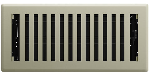 REGISTER FLOOR SAT NKL 4X10IN