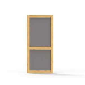 Screen Tight WCRA36 Series Screen Door, 36 in W Opening, 80 in H Opening, Wood Frame, Reversible Handle