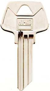 Hy-Ko 11010S32 Key Blank, Brass, Nickel, For: Sargent Cabinet, House Locks and Padlocks, Pack of 10