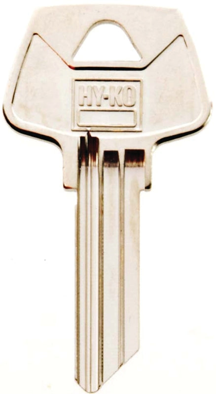 Hy-Ko 11010S32 Key Blank, Brass, Nickel, For: Sargent Cabinet, House Locks and Padlocks, Pack of 10