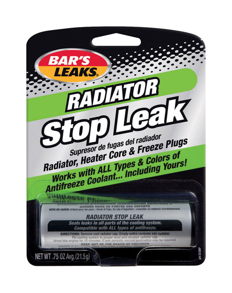 Bar's Leaks 0.8 oz. For Aluminum and plastic radiators, Seals Leaks in Plastic Cooling System Seale