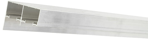 Renin BP831BB-04800-AL Hardware and Track Set, 48 in L Track, Aluminum, For: 3/4 to 1-3/4 in THK Bypass Door