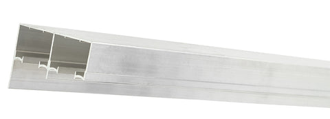 Renin BP831BB-06000-AL Hardware and Track Set, 60 in L Track, Aluminum, For: 3/4 to 1-3/4 in THK Bypass Door