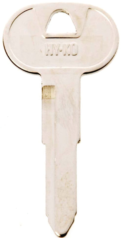 Hy-Ko 11010B56 Key Blank, Brass, Nickel, Pack of 10