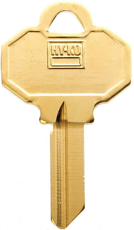 Hy-Ko 11010BW5 Key Blank, Brass, Nickel, For: Baldwin Cabinet, House Locks and Padlocks, Pack of 10