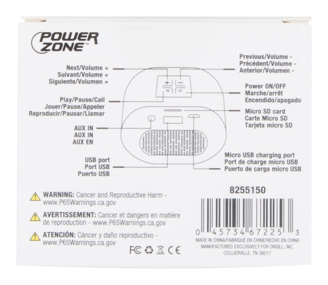 PowerZone SH02 Speaker, Black