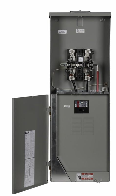 Cutler-Hammer MBX816B200BTS Meter Breaker, 1 -Phase, 120/240 V, Surface Mounting, Lever bypass