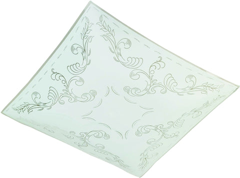 Westinghouse 8180700 Light Shade/Diffuser, Square, Glass, Clear, Pack of 12