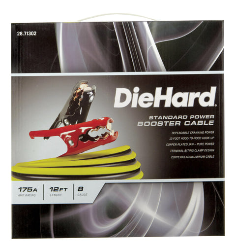 DieHard Standard Booster Cable 175 amps 8 Ga. 12 ft. L