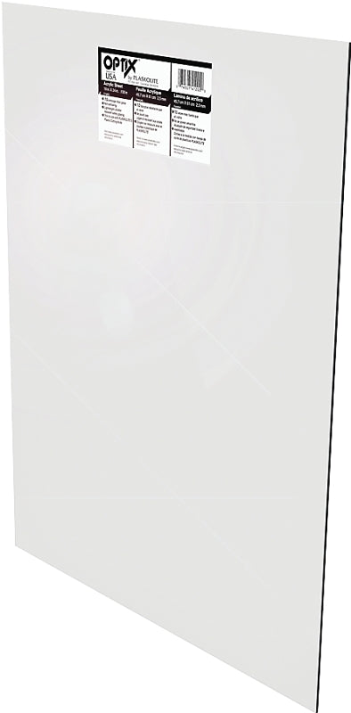 Plaskolite 11G0762A Flat Sheet, 30 in L, 28 in W, 0.1 in Thick, Clear, 10/PK, Pack of 10