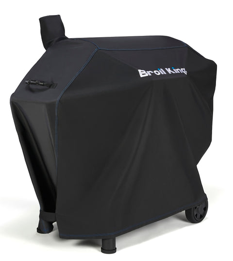 Broil King 67065 Premium Grill Cover, 55 in W, 24 in D, 45 in H, Polyester Fabric/PVC, Black