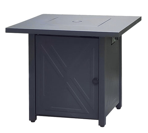 Seasonal Trends 52072 Fire Pit, 28 in OAW, 28 in OAD, 24 in OAH, Square, Propane, Pulse Ignition