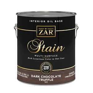 ZAR 12313 Wood Stain, Moorish Teak, Liquid, 1 gal, Can, Pack of 2