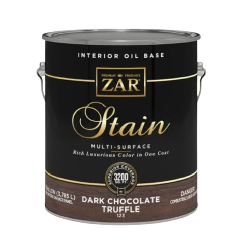 ZAR 12313 Wood Stain, Moorish Teak, Liquid, 1 gal, Can, Pack of 2